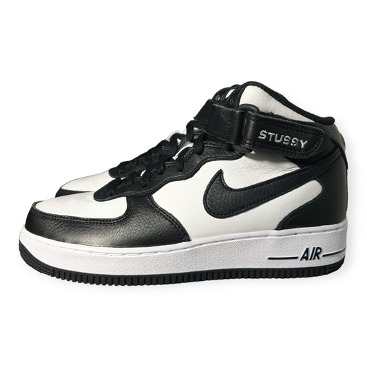 Nike Air Force 1 Mid Stüssy Light Bone Black