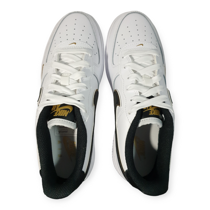 Nike Air Force 1 Low '07 LV8 Double Swoosh White Metallic Gold