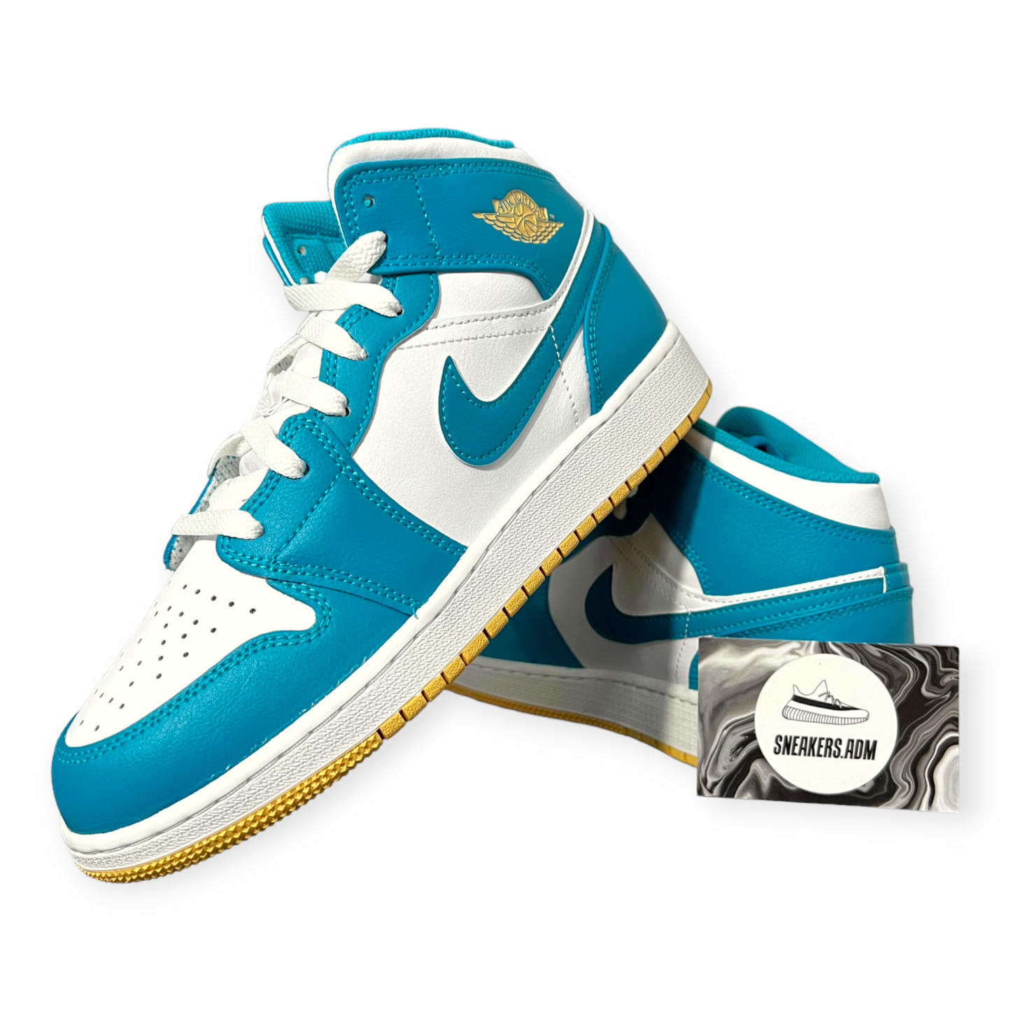 Nike Air Jordan 1 Mid Aquatone (GS)