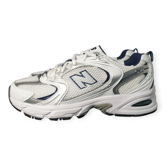 New Balance 530 White Silver Navy