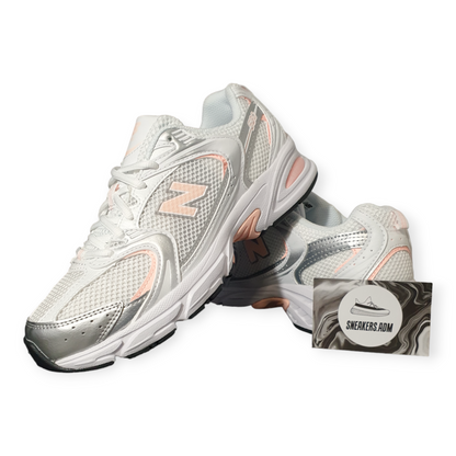 New Balance 530 White Silver Pink