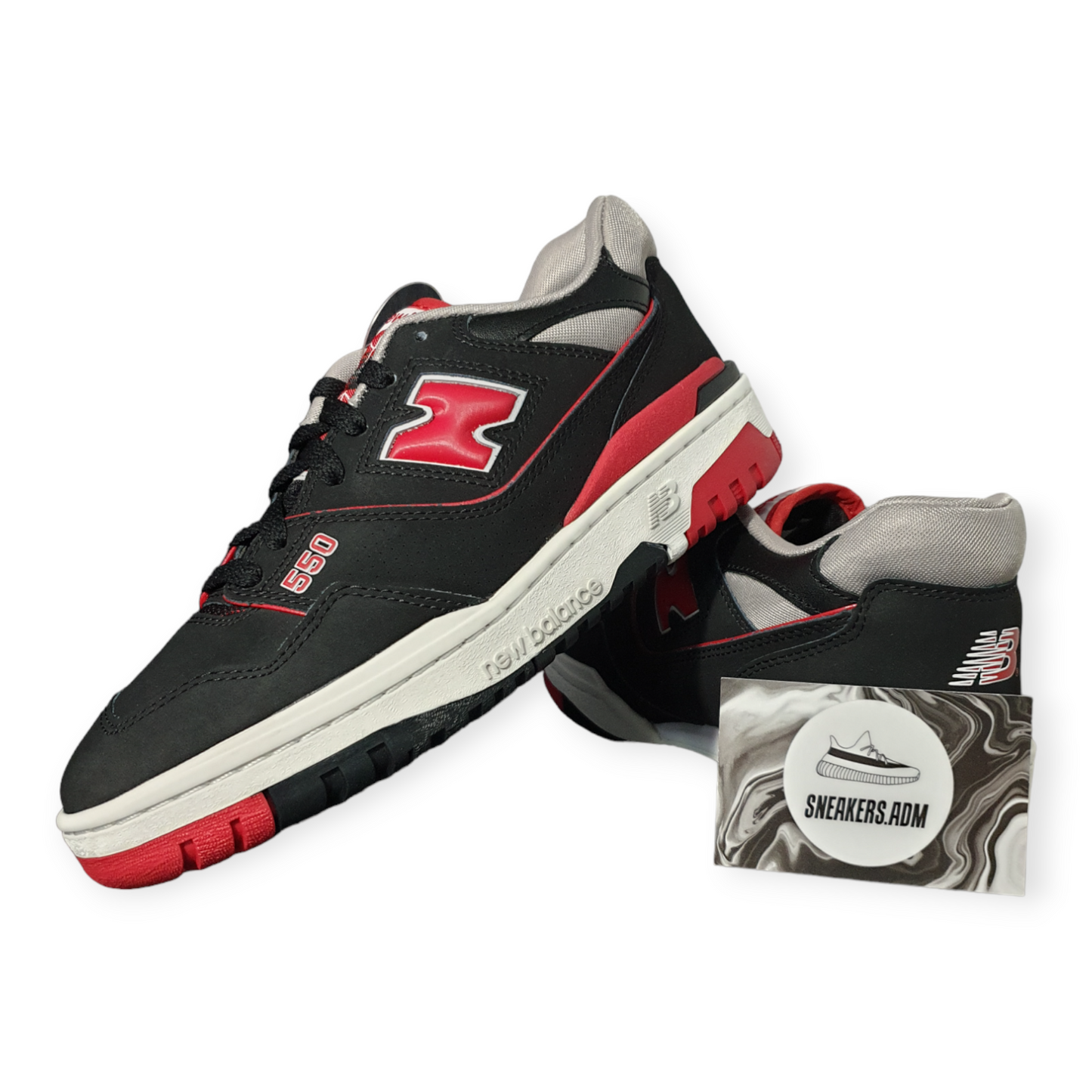 New Balance 550 Black Red