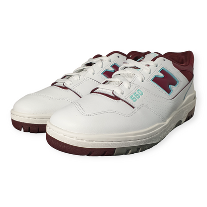 New Balance 550 Burgundy Cyan