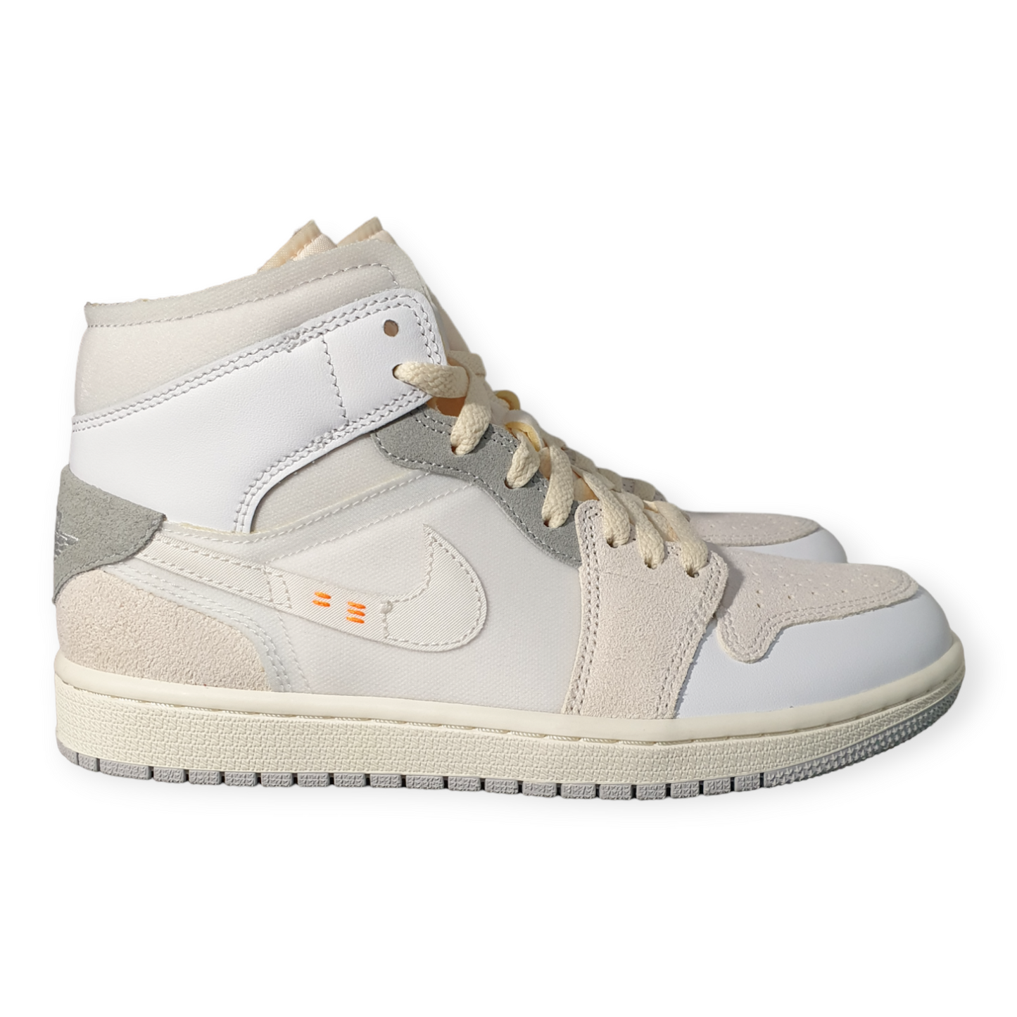 Nike Air Jordan 1 Mid SE Craft Inside Out White Grey