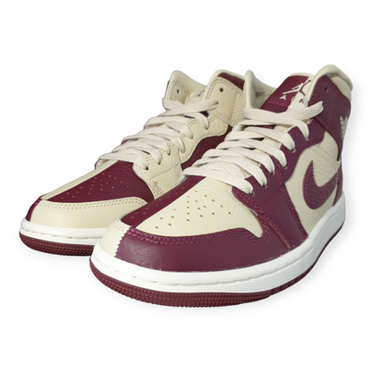 Nike Air Jordan 1 Mid SE Split Beach Cherrywood Red (W)