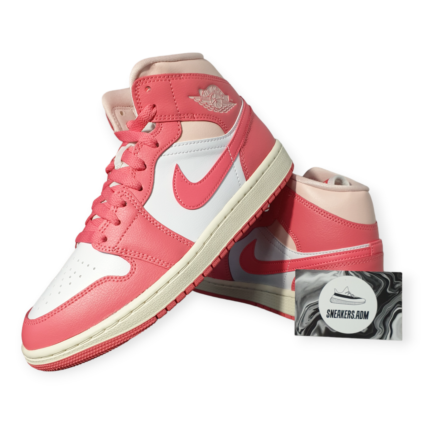 Nike Air Jordan 1 Mid Strawberries and Cream (W)