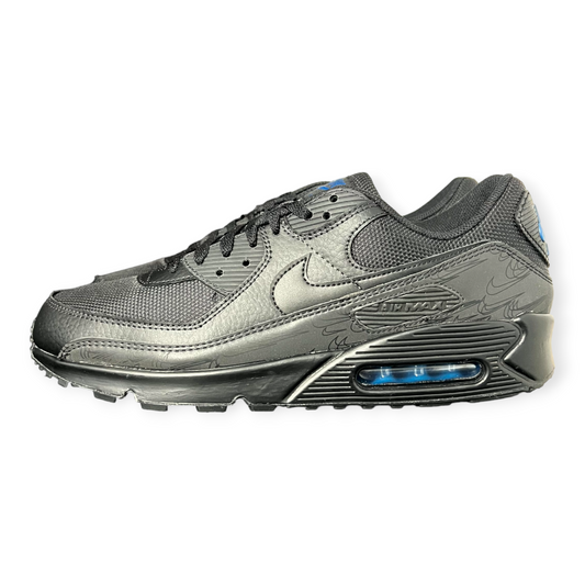 Nike Air Max 90 Black Blue Reflective