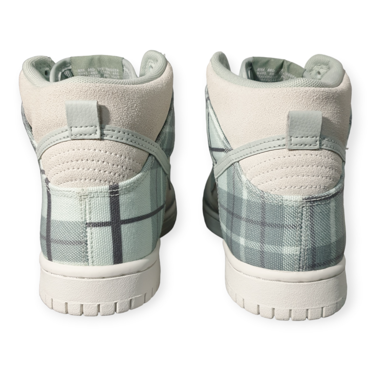 Nike Dunk High SE Tartan Plaid White Light Green (GS)