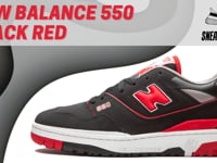 New Balance 550 Black Red