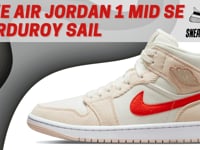 Nike Air Jordan 1 Mid SE Corduroy Sail (W)