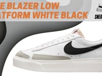 Nike Blazer Low Platform White Black (W)