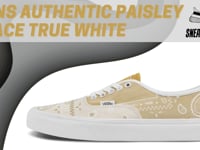 Vans Authentic Peace Paisley Peace True White